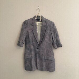 Elizabeth And James Linen Blazer